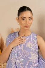 RTS | SHIRT, LINING, TROUSER & DUPATTA CHIFFON | EMBROIDERED - Image 5