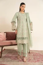 RTS | SHIRT, TROUSER & DUPATTA SILK COTTON | EMBROIDERED