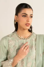 RTS | SHIRT, TROUSER & DUPATTA SILK COTTON | EMBROIDERED - Image 3