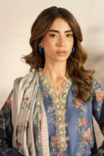 RTS | SHIRT , TROUSER & DUPATTA KHADDAR | PRINTED - Image 3