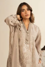 RTS | SHIRT, TROUSER & DUPATTA COTTON SLUB | EMBROIDERED - Image 4