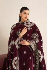 RTS | SHIRT, TROUSER, DUPATTA VELVET | EMBROIDERED - Image 3