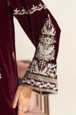 RTS | SHIRT, TROUSER, DUPATTA VELVET | EMBROIDERED - Image 4
