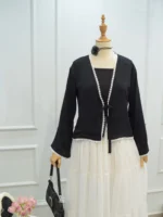 JASMINE - 4 TIERED WHITE CHIFFON SKIRT - Image 2