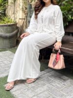 VANILLA - WHITE FRONT TIE TOP - Image 4