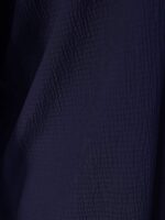 BLAIR - NAVY BLUE TEXTURED OVERSIZED BUTTON DOWN SHIRT - Image 3