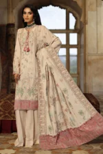 3 Piece Embroidered Raw Silk Suit with Dupatta SP-52056 - Image 4
