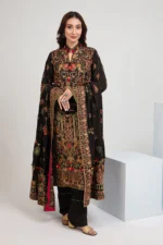 3 Piece Embroidered Raw Silk Suit with Dupatta SP-52057