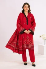 3 Piece Jacquard Suit with Dupatta