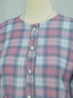 WILLOW - PINK & GREY CHECKERED TOP - Image 4