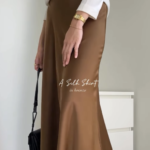 Satin skirt