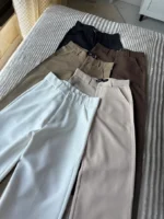 Straight Fit Trousers